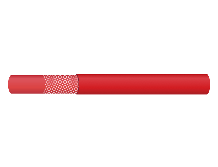 Red Rubber Air Hose