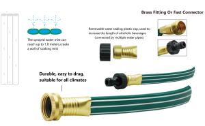 Three Hole Sprinkler Hose