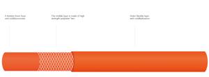 Orange Rubber Air Hose